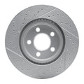DFC 05-07 Subaru Impreza Rear Right Drilled & Slotted Geoperformance Rotor