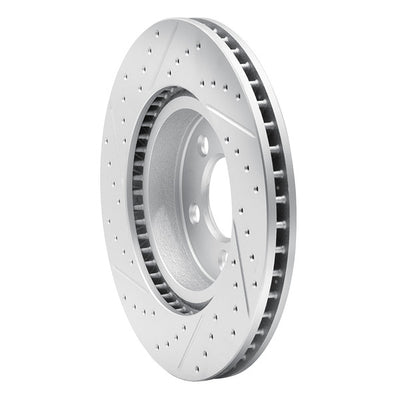 DFC 05-07 Subaru Impreza Rear Right Drilled & Slotted Geoperformance Rotor