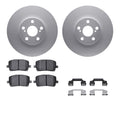 DFC 03-08 Pontiac Vibe Front Geospec Rotors with 5000 Advanced Brake Pads w/Hardware