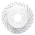 DFC 08-15 Mitsubishi Lancer Rear Right Drilled & Slotted Geoperformance Rotor
