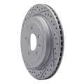 DFC 13-19 Cadillac ATS Rear Right Drilled & Slotted Geoperformance Rotor