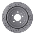 DFC 13-19 Cadillac ATS Rear Right Drilled & Slotted Geoperformance Rotor