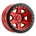 BR RENO 17X9 5X127 -18 71 CNDY RED