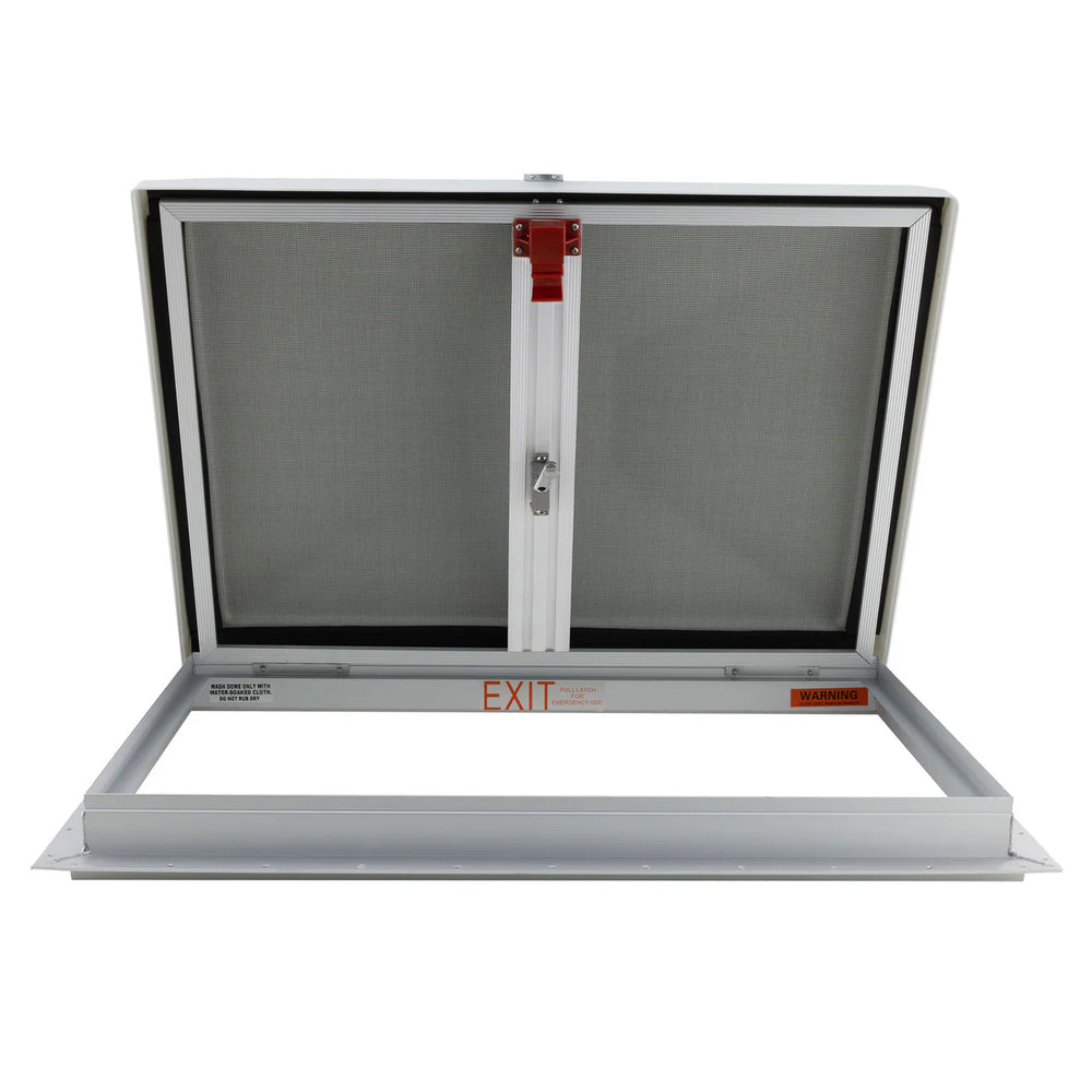 17" X 24" EXIT VENT WHITE