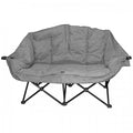 BEAR BUDDY/DOUBLE CHAIR HEATHER GREY