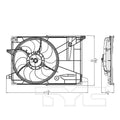 RADIATOR COOLING FAN ASSY CHEVROLET SPARK 1622