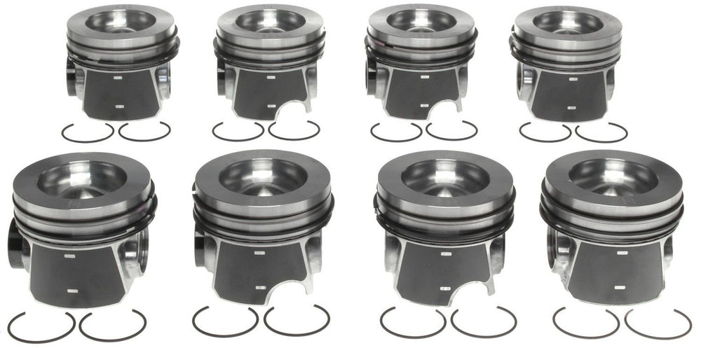 PISTON WITH RINGS