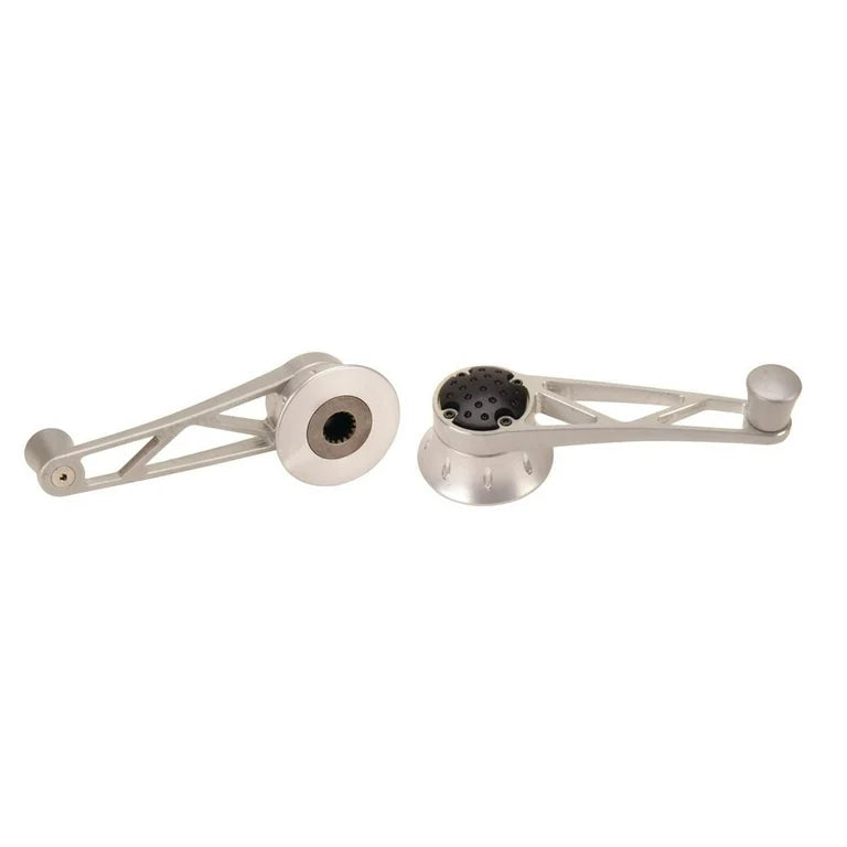 PRO TOURING WINDOW CRANK H&LE SET TRUSS GRAY 1949 & UP GM & D