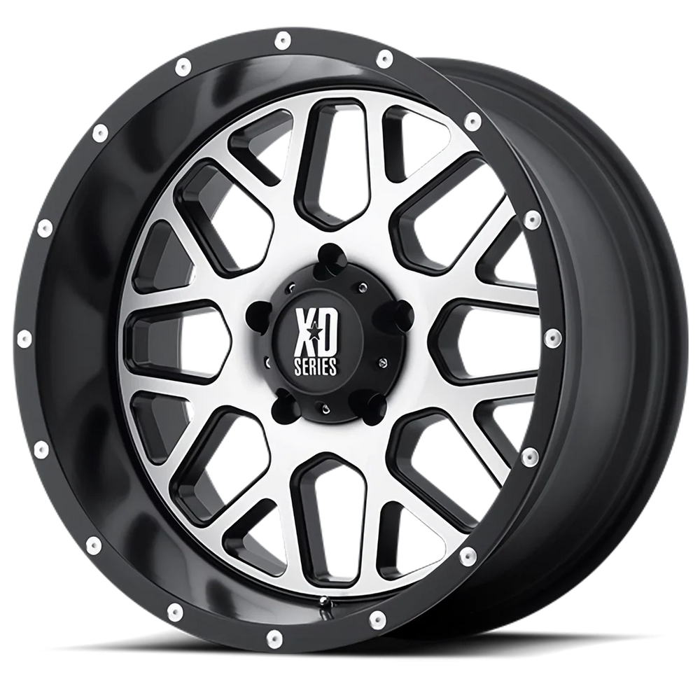 GRENADE 16x7 6x130.00 SATIN BLACK W/ MACHINED FACE (42 mm)