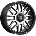 GRENADE 16x7 6x130.00 SATIN BLACK W/ MACHINED FACE (42 mm)