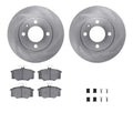 DFC 17-20 Hyundai Elantra Front Rotors with 5000 Advanced Brake Pads w/Hardware