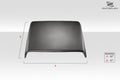 Universal Duraflex Ram Air Type 8 Hood Scoop - 1 Piece