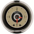 Autometer Stack Analog Clock Gauge - White