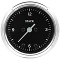 Autometer Stack Analog Clock Gauge - White