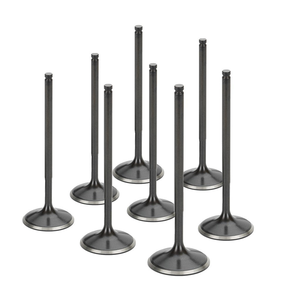 Supertech Honda D16Z6/D16Y/D15B/D17A Black Nitrided Intake Valve - Set of 8