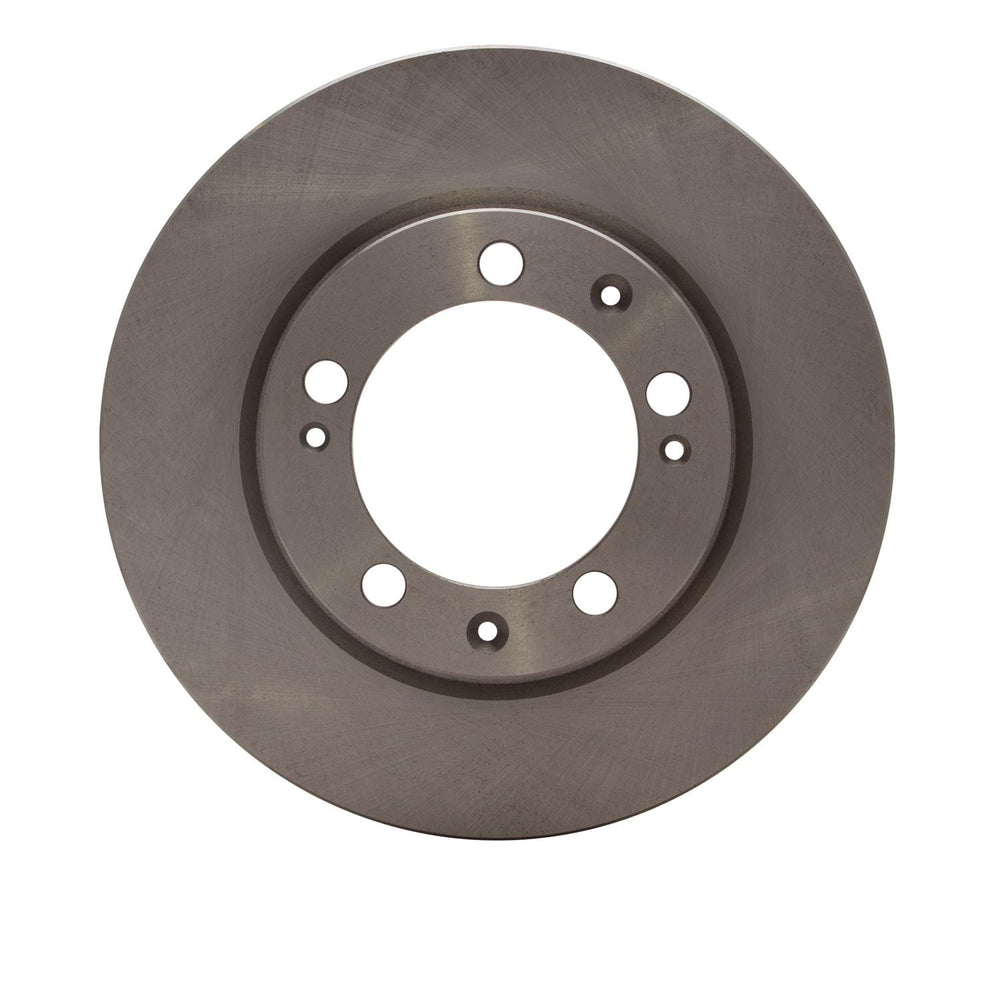 R1 86-91 Porsche 928 Left Front Slotted Black Brake Rotor
