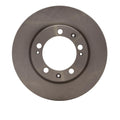 R1 86-91 Porsche 928 Left Front Slotted Black Brake Rotor