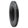 R1 2002-2018 Dodge Sprinter 2500 Rear Right Drilled & Slotted Black Brake Rotor
