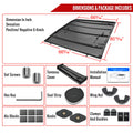 SOFT QUA FOLD TONNEAU COVER NISSAN TITAN 6 FT 7 IN BED