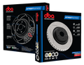 DBA 2007 Mercedes-Benz GL320 Rear Slotted Street Series Rotor