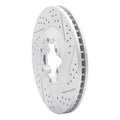 R1 09-12 Chevrolet Colorado Front Right Drilled & Slotted Geoperformance Rotor
