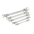 SET WR FLEX FLR NUT SAE 5PC