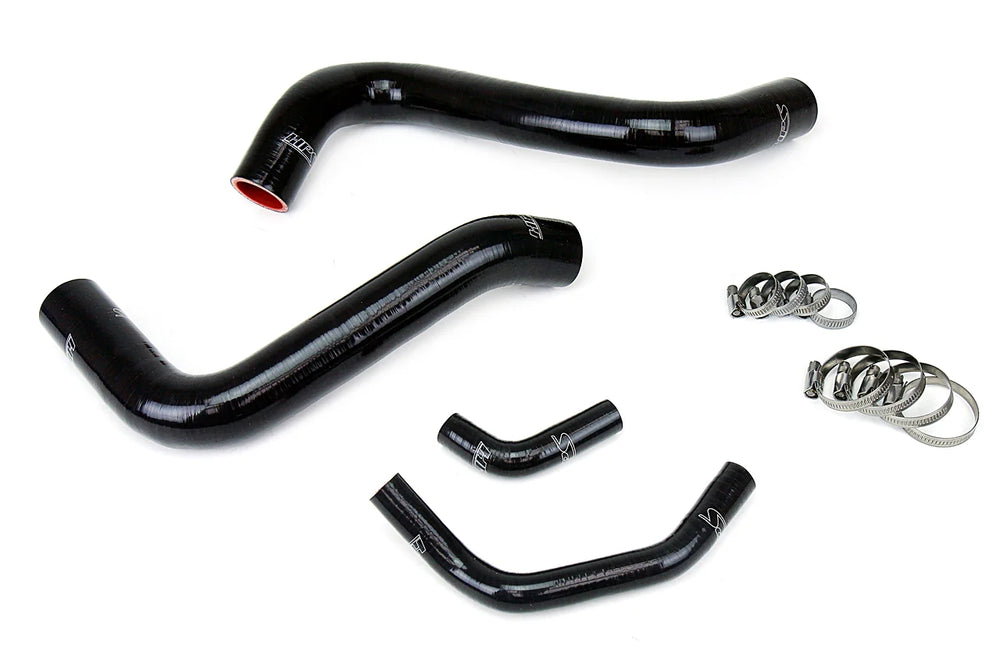 HPS Performance Black Reinforced Silicone Radiator Hose Kit Coolant for Lexus 03-09 GX470 4.7L V8