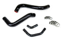 HPS Performance Black Reinforced Silicone Radiator Hose Kit Coolant for Lexus 03-09 GX470 4.7L V8