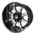 MO970 18X10 5X4.5 SG-BLK MILL -24MM
