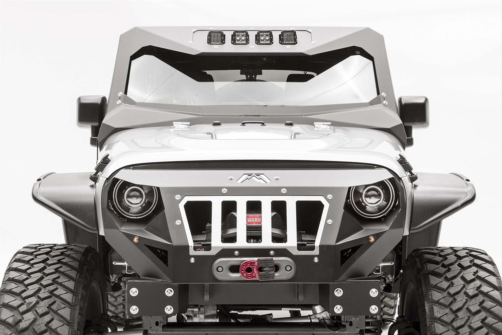 0718 JEEP JK FRONT VICOWL INSERT MATTE BLACK