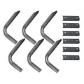 Lund 10-12 Chevy Colorado Ext. Cab EZ Running Board Mounting Bracket Kit - Brite