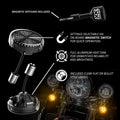 XK Glow Pro Series MotoTurnz - 1157 Flat Style Front
