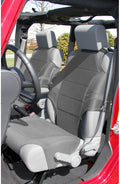 Seat Protector Vest Kit, Neoprene, Gray; 07-21 Jeep Wrangler / 20-21 Gladiator