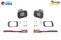 Diode Dynamics Stage Series C1 LED Pod Sport - White Flood Flush ABL (Pair)