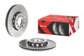 Brembo 92-94 Audi 100/96-05 A4/99-01 VW Passat Front Premium Xtra Cross Drilled UV Coated Rotor