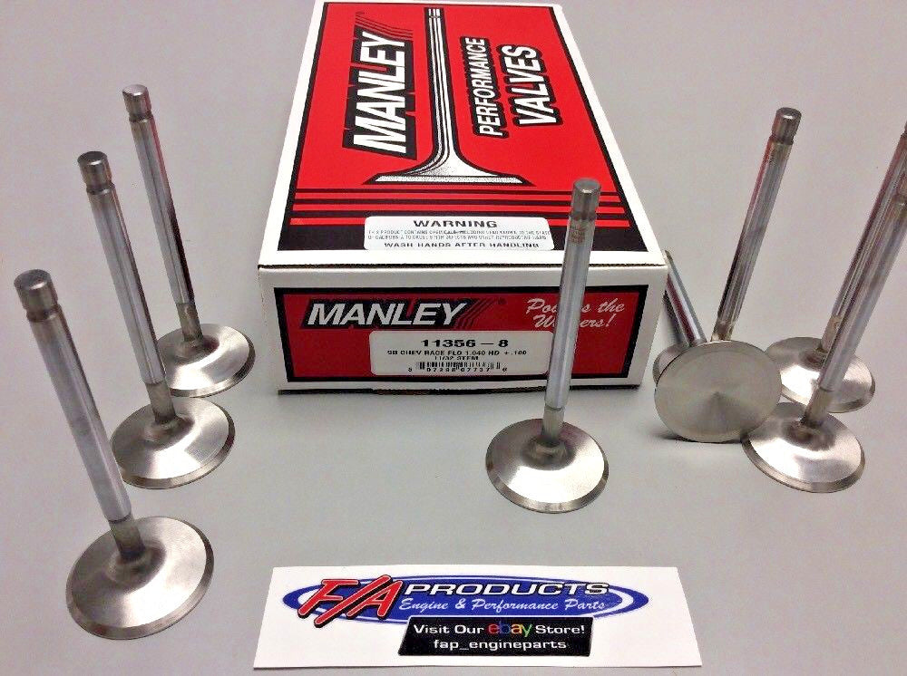 Manley Chevrolet Small Block Intake Valve Kit - 1.940in Head Dia. 5.040in O/A Length, 0.3415in Stem