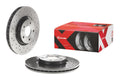 Brembo 08-12 Volvo C30/06-12 C70/04-11 S40 Front Premium Xtra Cross Drilled UV Coated Rotor