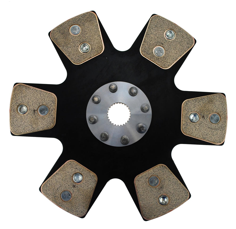 1000 SERIES CLUTCH DISC / 6 PADDLE / 10.5 X 1 1/826 SOLID HUB