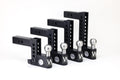 Weigh Safe Aero Hitch 4in Drop Hitch & 2in Shank (10K/12.5K GTWR) w/WS05 - Steel