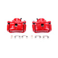 Power Stop 95-00 Chrysler Sebring Front Red Calipers w/Brackets - Pair