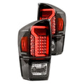 1623 TOYOTA TACOMA 1623 LED TAIL LIGHTGLOSSY BLACK/CLEAR
