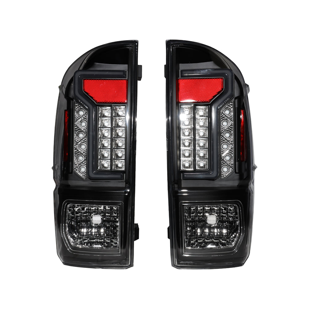Winjet black tail light