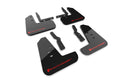 Rally Armor 2024+ Ford Mustang Black UR Mud Flap w/ Red Logo