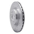 DFC 06-17 Land Rover Range Rover Sport Front Left Drilled & Slotted Silver Brake Rotor