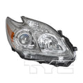 RH HEADLAMP LENS/HOUSING HALOGEN TOYOTA PRIUS 20122015