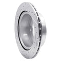 DFC 07-09 Kia Sorento Rear Right Drilled & Slotted Silver Brake Rotor