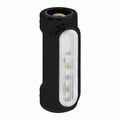AMBER/WHITE HIGHWAY BAR SWITCHBACK LIGHTS WITH BLACK HOUSING
