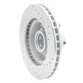 R1 1970-1981 Buick Estate Wagon Front Left Drilled & Slotted Silver Brake Rotor