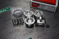 Manley Ford 2.0L EcoBoost 87.5mm STD Size Bore 9.3:1 Dish Piston - SINGLE