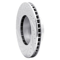 DFC 87-95 BMW 735iL Front Right Drilled & Slotted Silver Brake Rotor